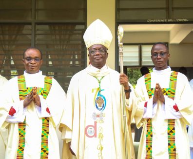 Bishop Fianu Ordained Two New Deacons,